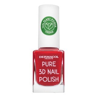 Dermacol Pure 3D Nail Polish лак за нокти 04 Poppy Red