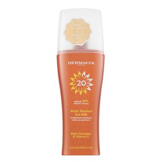 Dermacol Sun Water Resistant Sun Milk SPF20 Spray слънцезащитно мляко в спрей - Грижа за тяло - Сравни цени от 1 магазин с безплатна доставка