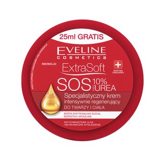Eveline Extra Soft SOS 10% Urea Face & Body Cream регенериращ крем - Грижа за лице - Сравни цени от 1 магазин с безплатна доставка