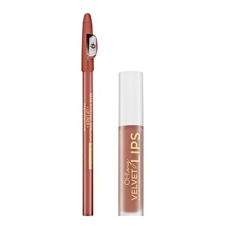 Eveline OH! My Velvet Lips Matt Lip Kit комплект за устни за матов ефект 14 Choco Truffle - Комплект - Сравни цени от 1 магазин с безплатна доставка