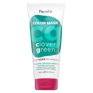 Fanola Color Mask подхранваща маска с цветни пигменти за опресняване на цвета Clover Green