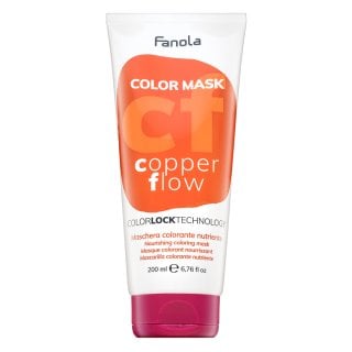 Fanola Color Mask подхранваща маска с цветни пигменти за опресняване на цвета Copper Flow