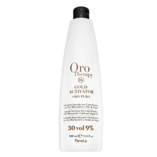 Fanola Oro Therapy 24k Gold Activator Oro Puro активираща емулсия За всякакъв тип коса 9% 30 Vol