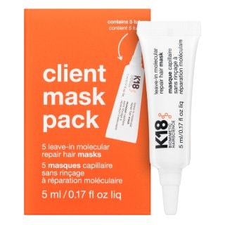 K18 Client Mask Pack грижа без изплакване за укрепване на фибрите на косъма 5 x - Грижа за коса - Сравни цени от 1 магазин с безплатна доставка