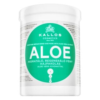 Kallos Aloe Moisture Repair Shine Hair Mask подхранваща маска за гладкост и блясък на косата