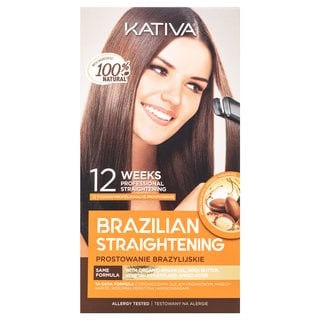 Kativa Brazilian Straightening Kit комплект с кератин за изправяне на косата