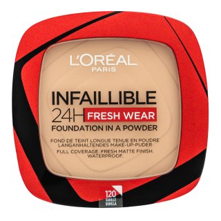L´Oréal Paris Infaillible 24H Fresh Wear Foundation in a Powder Фон дьо тен на прах с матиращо действие 120 - Грим - Сравни цени от 1 магазин с безплатна доставка
