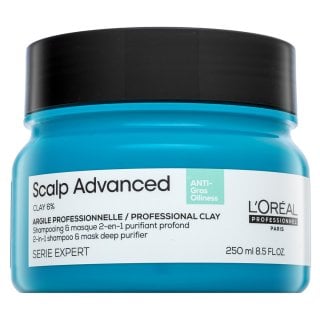 L´Oréal Professionnel Scalp Advanced Anti-Oiliness Professional Clay 2-in-1 Shampoo & Mask Deep Purifier Шампоан + Маска За мазна коса
