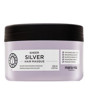 Maria Nila Sheer Silver Hair Masque Укрепваща маска за платиново руса и сива коса - Грижа за коса - Сравни цени от 1 магазин с безплатна доставка