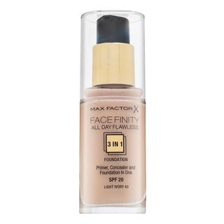 Max Factor Facefinity All Day Flawless Flexi-Hold 3in1 Primer Concealer Foundation SPF20 течен фон дьо тен 3в1 40