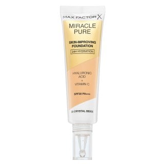 Max Factor Miracle Pure Skin-Improving Foundation дълготраен фон дьо тен с овлажняващо действие 33 Crystal Beige