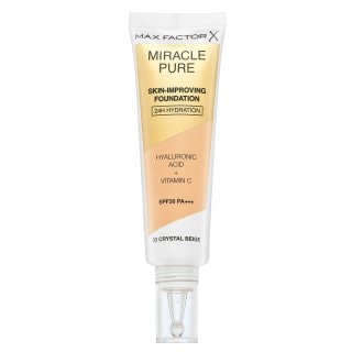 Max Factor Miracle Pure Skin-Improving Foundation дълготраен фон дьо тен с овлажняващо действие 33 Crystal Beige - Грим - Сравни цени от 1 магазин с безплатна доставка