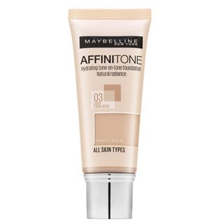 Maybelline Affinitone Hydrating tone-on-tone Foundation течен фон дьо тен с овлажняващо действие 03 Light Sand Beige