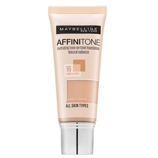 Maybelline Affinitone Hydrating tone-on-tone Foundation течен фон дьо тен с овлажняващо действие 16 Vanilla Rose - Грим - Сравни цени от 1 магазин с безплатна доставка