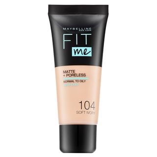 Maybelline Fit Me! Foundation Matte + Poreless течен фон дьо тен с матиращо действие 104 Soft Ivory - Грим - Сравни цени от 1 магазин с безплатна доставка