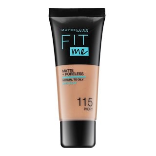 Maybelline Fit Me! Foundation Matte + Poreless течен фон дьо тен с матиращо действие 115 Ivory - Грим - Сравни цени от 1 магазин с безплатна доставка