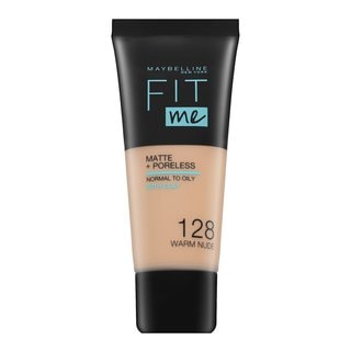 Maybelline Fit Me! Foundation Matte + Poreless течен фон дьо тен с матиращо действие 128 Warm Nude - Грим - Сравни цени от 1 магазин с безплатна доставка