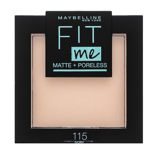 Maybelline Fit Me! Matte + Poreless Powder пудра с матиращо действие 115 Ivory - Грим - Сравни цени от 1 магазин с безплатна доставка