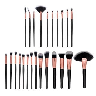 MIMO Makeup Brush Set Black комплект четки 24 Pcs