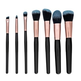 MIMO Makeup Brush Set Black комплект четки 7 Pcs - Комплект - Сравни цени от 1 магазин с безплатна доставка