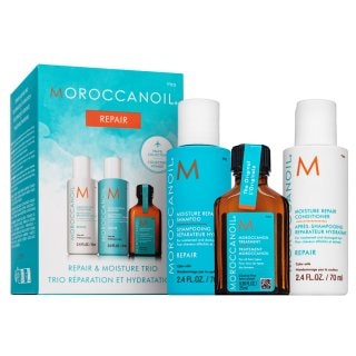 Moroccanoil Repair Repair & Moisture Trio комплект за слаба и увредена коса 2 x + 25 ml - Комплект - Сравни цени от 1 магазин с безплатна доставка