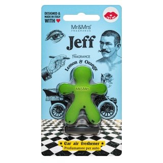 Mr & Mrs Fragrance Jeff Chrome Car Air Freshener Lemon & Orange - Аромат - Сравни цени от 1 магазин с безплатна доставка