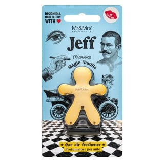 Mr & Mrs Fragrance Jeff Chrome Car Air Freshener Magic Vanilla