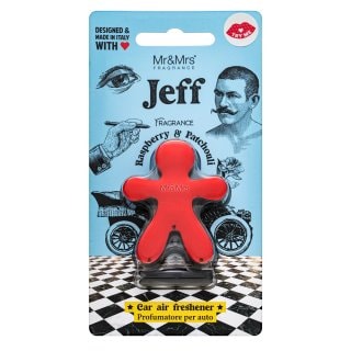 Mr & Mrs Fragrance Jeff Chrome Car Air Freshener Raspberry & Patchouli - Аромат - Сравни цени от 1 магазин с безплатна доставка