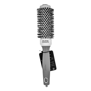 Olivia Garden Expert Blowout Shine Round Brush White & Grey 35 mm четка за коса - Грижа за коса - Сравни цени от 1 магазин с безплатна доставка