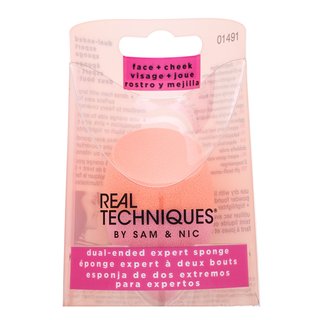 Real Techniques Dual Ended Expert Sponge гъбичка за фон дьо тен 2в1 - Грим - Сравни цени от 1 магазин с безплатна доставка