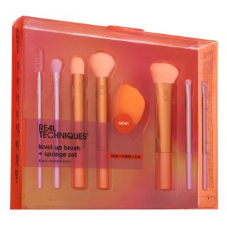 Real Techniques Level Up Brush + Sponge Kit комплект четки - Комплект - Сравни цени от 1 магазин с безплатна доставка
