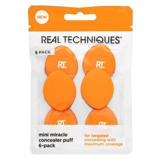 Real Techniques Mini Miracle Concealer Puff 6 Pack гъбичка за фон дьо тен - Грим - Сравни цени от 1 магазин с безплатна доставка