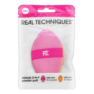Real Techniques Miracle 2-In-1 Powder Puff гъбичка за пудра - Грим - Сравни цени от 1 магазин с безплатна доставка