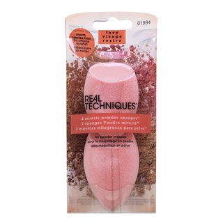Real Techniques Miracle Complexion Powder Sponge 2 pcs гъбичка за пудра - Грим - Сравни цени от 1 магазин с безплатна доставка