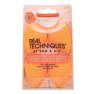 Real Techniques Miracle Complexion Sponges 4 pcs гъбичка за фон дьо тен - Грим - Сравни цени от 1 магазин с безплатна доставка