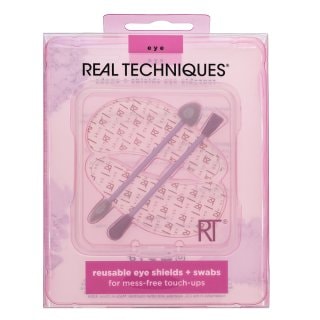 Real Techniques Reusable Eye Shields + Swabs комплект за очи - Комплект - Сравни цени от 1 магазин с безплатна доставка