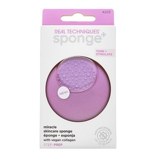 Real Techniques Sponge+ Miracle Skincare Sponge нежна ексфолираща гъба за лице и тяло - Грижа за лице - Сравни цени от 1 магазин с безплатна доставка