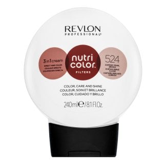 Revlon Professional Nutri Color Filters 3in1 Cream подхранваща маска с цветни пигменти за опресняване на цвета 524 Coppery Pearl Brown