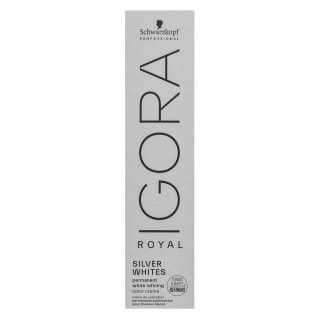 Schwarzkopf Professional Igora Royal SilverWhite Permanent White Refining Color Creme професионална перманентна боя за коса за платинено руса и сива к - Грижа за коса - Сравни цени от 1 магазин с безплатна доставка