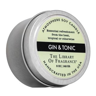 The Library Of Fragrance Gin & Tonic ароматна свещ 142 g - Аромат - Сравни цени от 1 магазин с безплатна доставка