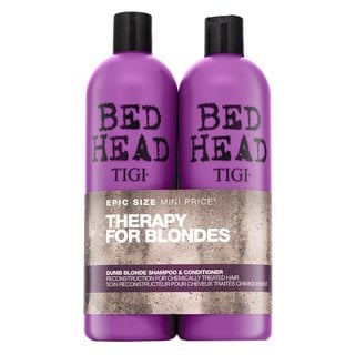 Tigi Bed Head Dumb Blonde Shampoo & Conditioner шампоан и балсам за руса коса + 750 ml