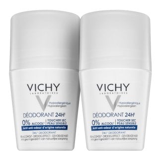 Vichy 24H Deodorant Dry Touch roll-on 2 x