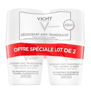 Vichy антиперспирант 48H Deodorant Anti-Transpirant Sensitive Roll-on 2 x