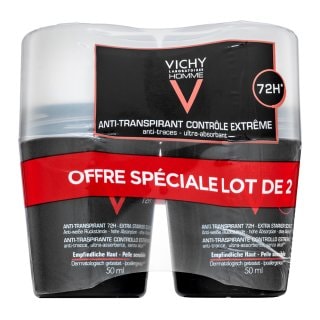 Vichy Homme дезодорант 72H Extreme-Control Anti Perspirant 2 x - Грижа за тяло - Сравни цени от 1 магазин с безплатна доставка