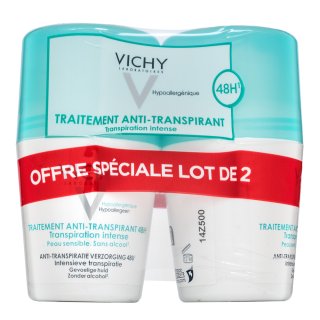 Vichy roll-on 48H Intensive Anti-Transpirant Deodorant Roll-on 2 x - Грижа за тяло - Сравни цени от 1 магазин с безплатна доставка