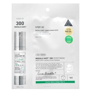 VT Cosmetics Reedle Shot 300 двуфазна маска за лице 2 Step Mask + 25 g