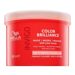 Wella Professionals Invigo Color Brilliance Mask with Lime Caviar Fine to Medium Colored Hair Защитна маска За фина и боядисана коса