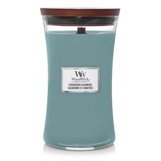 Woodwick Evergreen Cashmere 609,5 g - Аромат - Сравни цени от 1 магазин с безплатна доставка