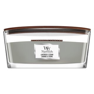 Woodwick Lavender & Cedar ароматна свещ 453,6 g - Аромат - Сравни цени от 1 магазин с безплатна доставка