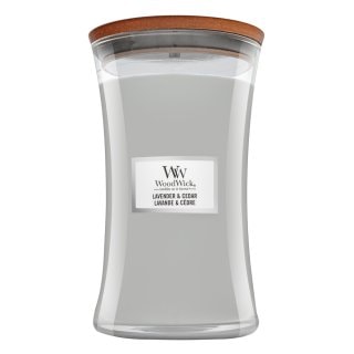 Woodwick Lavender & Cedar ароматна свещ 610 g - Аромат - Сравни цени от 1 магазин с безплатна доставка